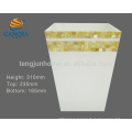 CGM-RB Yellow lip Mother of Pearl Trash Bins stainless steel dustbin